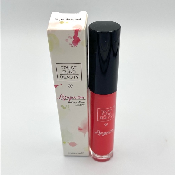 Trust Fund Beauty, Lipgasm Lip Gloss Shade Unprofessional BNIB - Picture 2 of 8